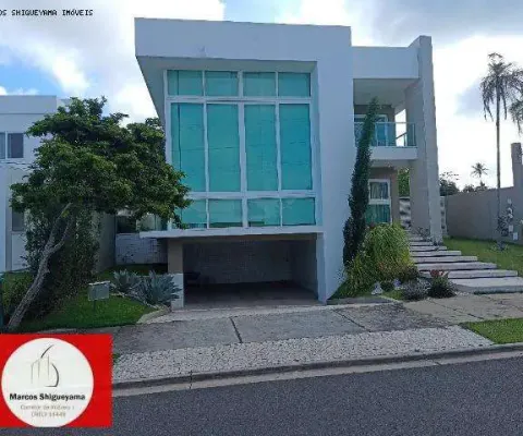 Casa em condomínio para venda em camaçari, alphaville (abrantes), 4 dormitórios, 4 suítes, 5 banheiros, 4 vagas