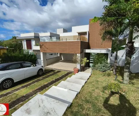 Casa em condomínio para venda em camaçari, alphaville (abrantes), 3 dormitórios, 3 suítes, 5 banheiros, 2 vagas
