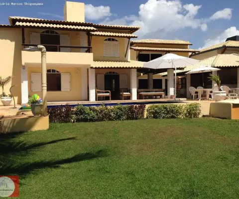 Casa em condomínio para temporada em camaçari, guarajuba (monte gordo), 7 dormitórios, 7 suítes, 10 banheiros, 4 vagas