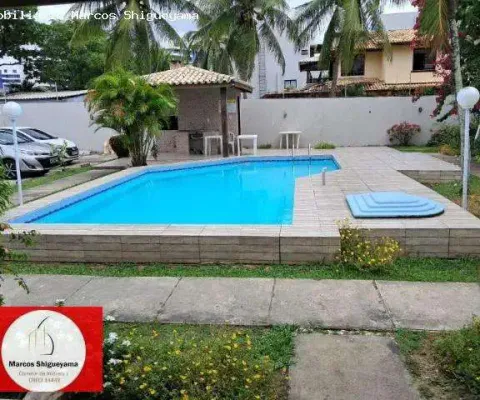 Village para venda em lauro de freitas, buraquinho, 3 dormitórios, 2 suítes, 4 banheiros, 1 vaga