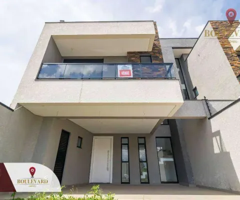 Sobrado triplex novo, com 3 dormitórios à venda, 159 m² por r$ 979.000 - capão da imbuia - curitiba/pr