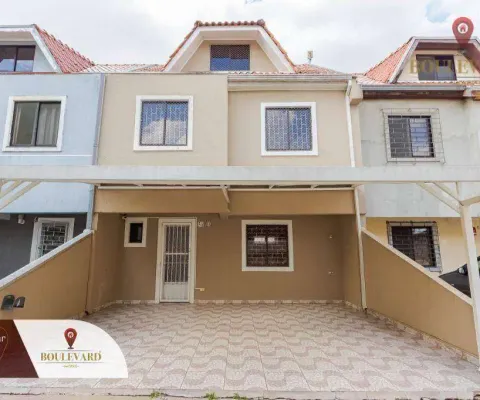 Sobrado  em condomínio fechado com 3 dormitórios à venda, 125 m² por r$ 499.000 - boqueirão - curitiba/pr