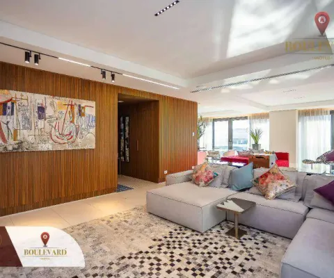 Apartamento no bw residence, mobiliado com 3 dormitórios à venda, 263 m² por r$ 7.000.000 - batel - curitiba/pr