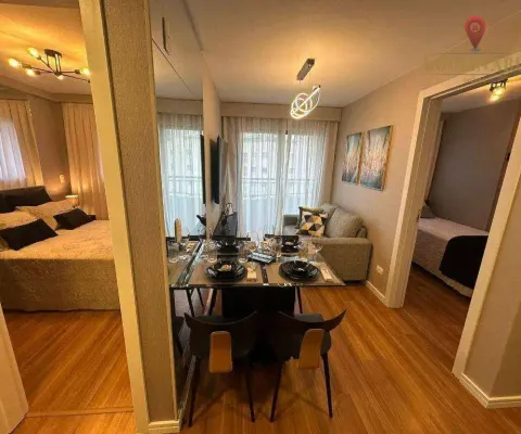 Apartamento novos no easy com 2 dormitórios à venda, 39 m² por r$ 480.000 - vila izabel - curitiba/pr