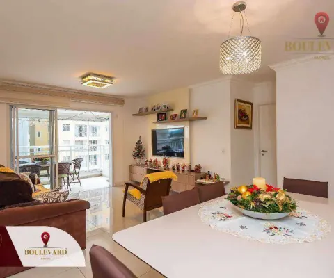Apartamento mobiliado no the square com 3 suítes à venda, 126 m² por r$ 1.390.000 - portão - curitiba/pr
