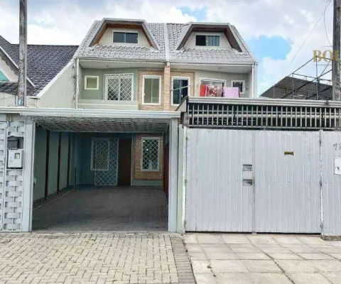 Sobrado com 3 dormitórios à venda, 72 m² por r$ 420.000,00 - sítio cercado - curitiba/pr
