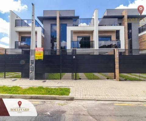 Sobrados novos com 3 dormitórios à venda, 142 m² por r$ 1.149.000 - uberaba - curitiba/pr