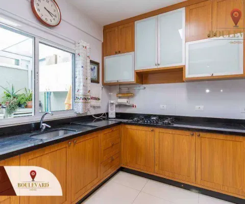 Sobrado em condomínio fechado com 3 dormitórios à venda, 205 m² por r$ 1.290.000 - portão - curitiba/pr