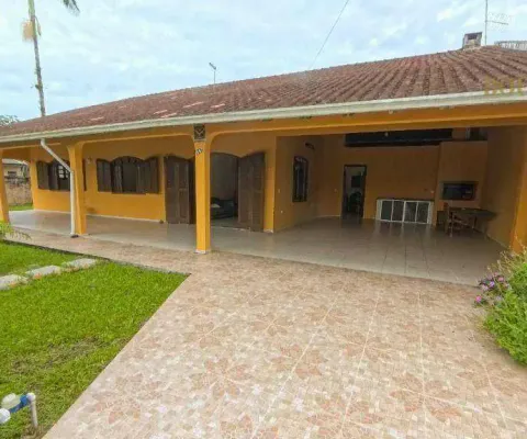 Casa térrea, lado mar, com 5 dormitórios à venda, 225 m² por r$ 650.000 - praia de leste - pontal do paraná/pr