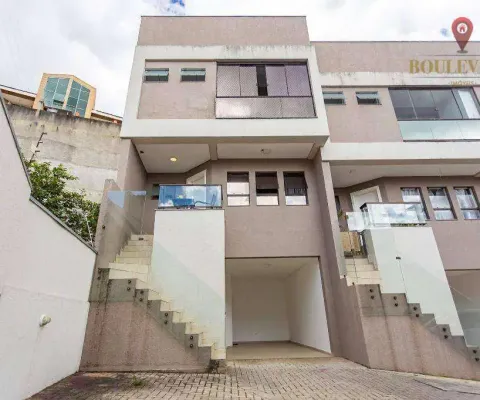 Sobrado em condomínio fechado com 3 dormitórios à venda, 138 m² por r$ 960.000 - guabirotuba - curitiba/pr