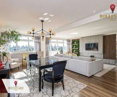 Apartamento no edifício napleão sbravati com 2 suítes à venda, 189 m² por r$ 1.930.000 - batel - curitiba/pr