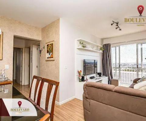 Apartamento no ilha de capri com 3 dormitórios à venda, 64 m² por r$ 530.000 - novo mundo - curitiba/pr