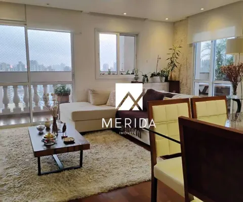 Cobertura com 3 dormitórios para alugar, 187 m² por r$ 10.330,00/mês - jardim bela vista - santo andré/sp