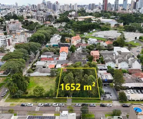 Terreno à venda, 1652 m² por r$ 3.490.000,00 - hugo lange - curitiba/pr