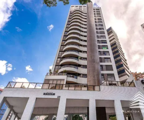 Cobertura a venda no batel, 3 dormitórios, 3 suítes, 3 vagas de garagem