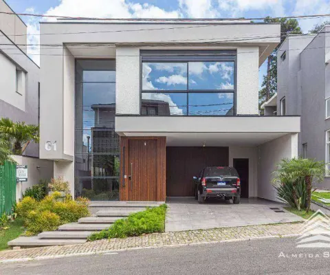 Casa a venda em santa felicidade, 3 dormitórios, 3 suítes, 2 vagas de garagem, alto padrão, green village park