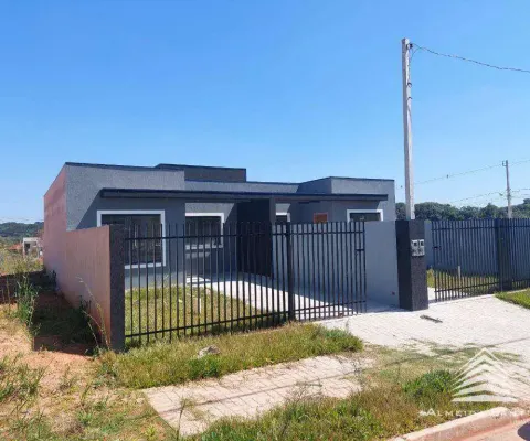 Casa a venda no bairro estados, fazenda rio grande, 2 dormitórios, 2 vagas de garagem, com quintal
