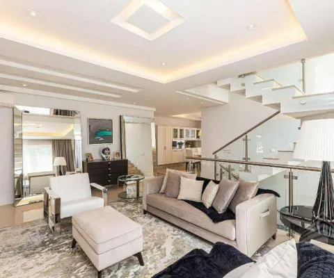 Casa em condomínio à venda - porteira fechada - por r$ 4.200.000 - mercês - curitiba/pr