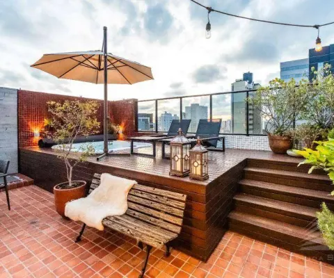 Cobertura com 3 dormitórios à venda, 260 m² por r$ 2.966.000,00 - champagnat - curitiba/pr