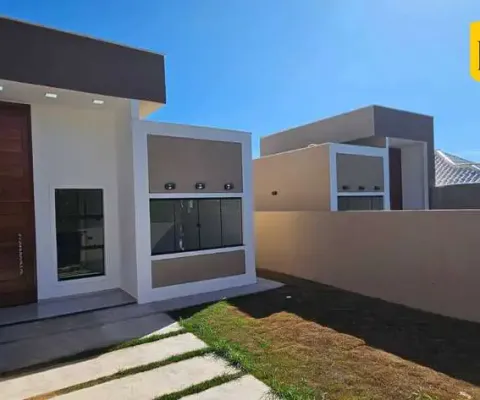 Casa nova com 2 quartos a venda no coqueiral - araruama/rj