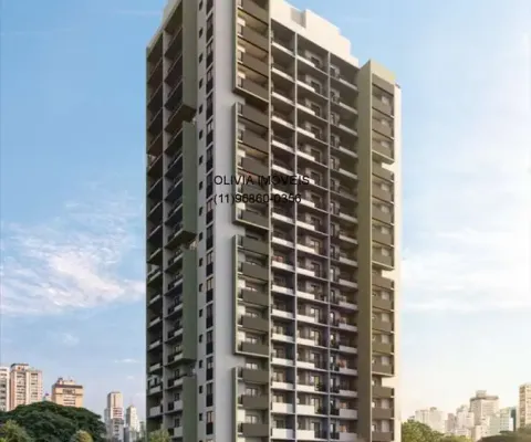 Apartamento studio residencial com 27mts, com terraço, na melhor localização do eixo brooklin berrini.