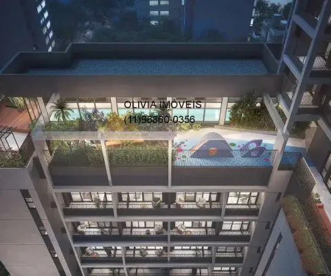 Apartamento a venda com 62mts, 2 dormitórios, 1 suíte, terraço gourmet, 1 vagas ao lado do metrô vila madalena