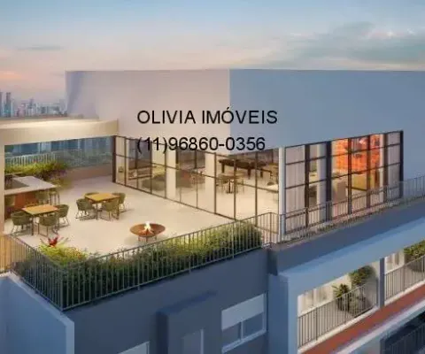 Apartamento a venda com 40mts, 2 quartos, terraço na vila mariana a 500m da espm e belas artes