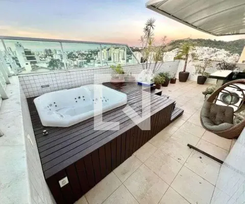 Cobertura para aluguel - castelo, 4 quartos,  243 m² - belo horizonte