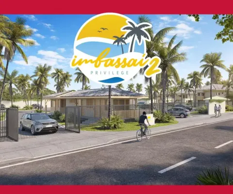 Casa para venda com 180m² com 2 suítes em imbassaí privilege
