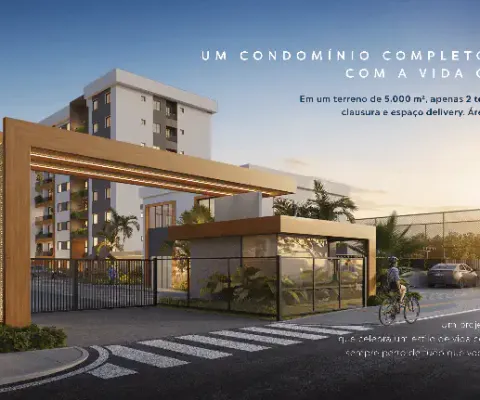 Apartamento para venda tem 55m² com 2 quartos em buraquinho - enseada praia de buraquinho