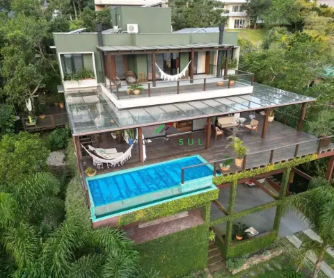 Casa alto padrão com vista para o pôr do sol na lagoa