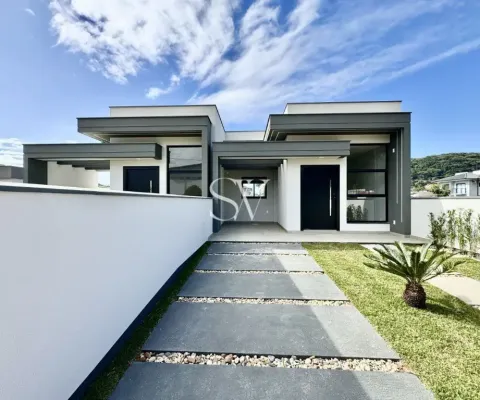 Casa padrão com 03 dormitórios sendo 01 suíte no alto aririú/ palhoça, sc