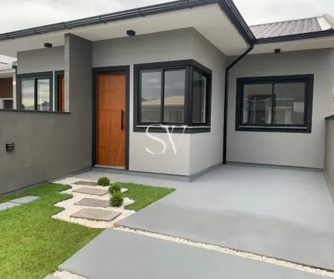 Casa geminada a venda de 02 dormitórios sendo 01 suíte no loteamento villa toscana em palhoça-sc