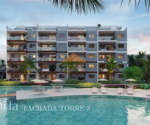 Apartamento 3 quartos térreo com piscina privativa no orla resort na praia dos carneiros – 130m² | sofisticação e conforto de um resort