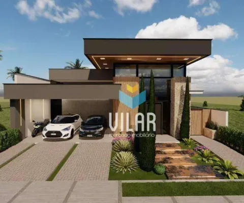 Casa com 3 suítes à venda, 283 m² por r$ 2.300.000 - bairro da vossoroca - sorocaba/sp