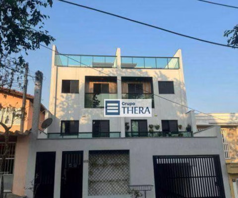 Apartamento com 2 dormitórios para alugar, 44 m² por R$ 2.044/mês - Vila Pires - Santo André/SP