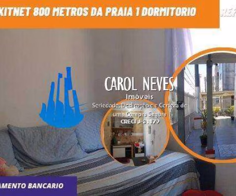 KITNET 1 DORMITORIO LADO PRAIA FINANCIAMENTO BANCARIO PRAIA GRANDE