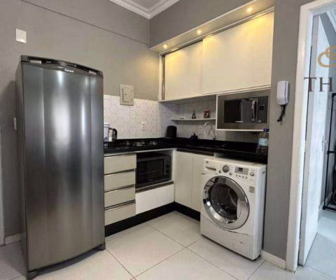 Apartamento com 1 dormitório para alugar, 53 m² por R$ 4.000,01/mês - Centro - Balneário Camboriú/SC