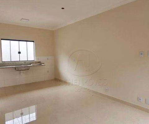 Casa com 2 dormitórios para alugar, 80 m² por R$ 2.600,02/mês - Caneleira - Santos/SP