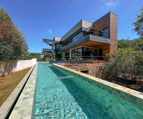Casa a venda em condomínio fechado com vista para o Lago Municipal de Cascavel