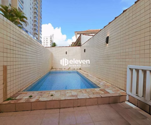 Casa Sobreposta Alta para locação com 3 Suítes e Lazer Privativo – 240m² | Campo Grande – Santos/SP
