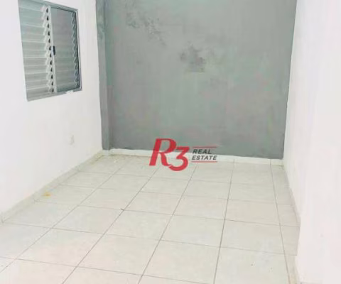 Edícula para alugar, 55 m² por R$ 2.500,00/mês - Macuco - Santos/SP