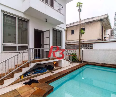 Sobrado com 4 dormitórios para alugar, 600 m² por R$ 13.900,00/mês - Ponta da Praia - Santos/SP