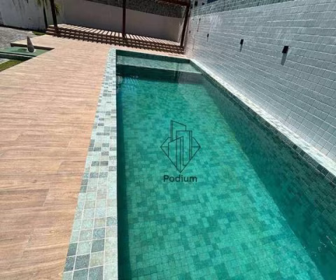Apartamento com  varanda / sacada entre o Shopping Manaira e o novo Parque do Aeroclube -AP2616.
