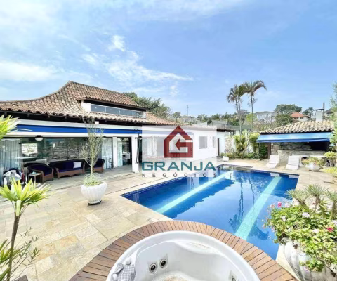 Casa com 4 dormitórios à venda, 550 m² por R$ 2.500.000 - Granja Viana - Jardim Passargada I - Cotia/SP