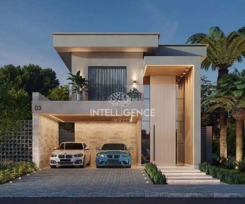 Casa em condomínio à venda no Condomínio Florais do Parque com 287m ², 3 suítes sendo 2 com closet,
