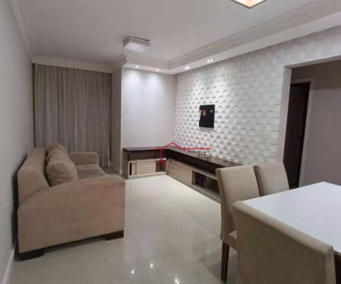 Apartamento com 2 dormitórios para alugar, 70 m² - Bairro Jardim - Santo André/SP