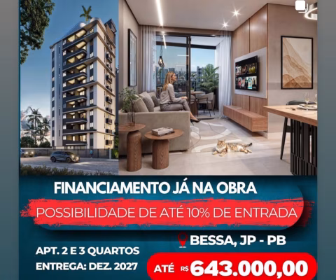 Apartamentos 2 e 3 quartos no bessa