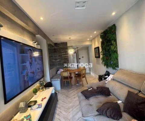 Apartamento com 3 dormitórios à venda, 76 m² por R$ 650.000 - Rua Francisco de Paula, nº 526 - Barra Fun - Rio de Janeiro/RJ