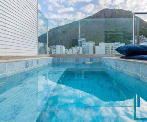 Cobertura triplex planejada e reformada na Rua Figueiredo Magalhães! 86 m2. 2 qtos suite. 1 vaga. Piscina e churrasqueira privativa.  Portaria 24h. 2.150.000,00 .
